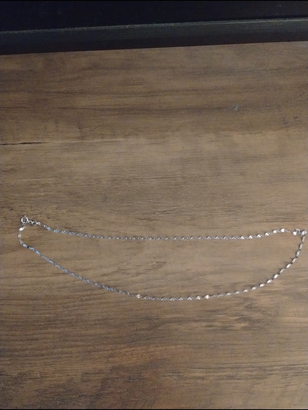 White Gold Sparkle Chain